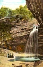 Peek-a-Boo Falls in Hogscald, Arkansas